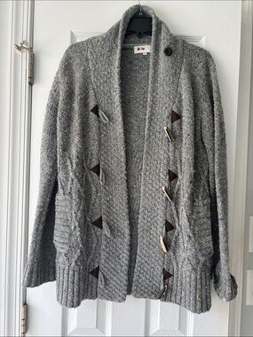 Billabong Wool Blend Sweater w/ toggle Buttons
